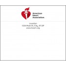 AHA Label Red and Black (6 Labels/Sheet; 100 Sheets/unit)