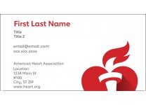 AHA Business Cards Large Font 250/unit
